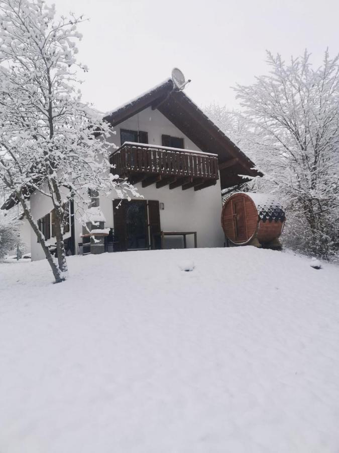 Seepark Kirchheim Ferienhaus Bei Zeta Mit Sauna Zewnętrze zdjęcie