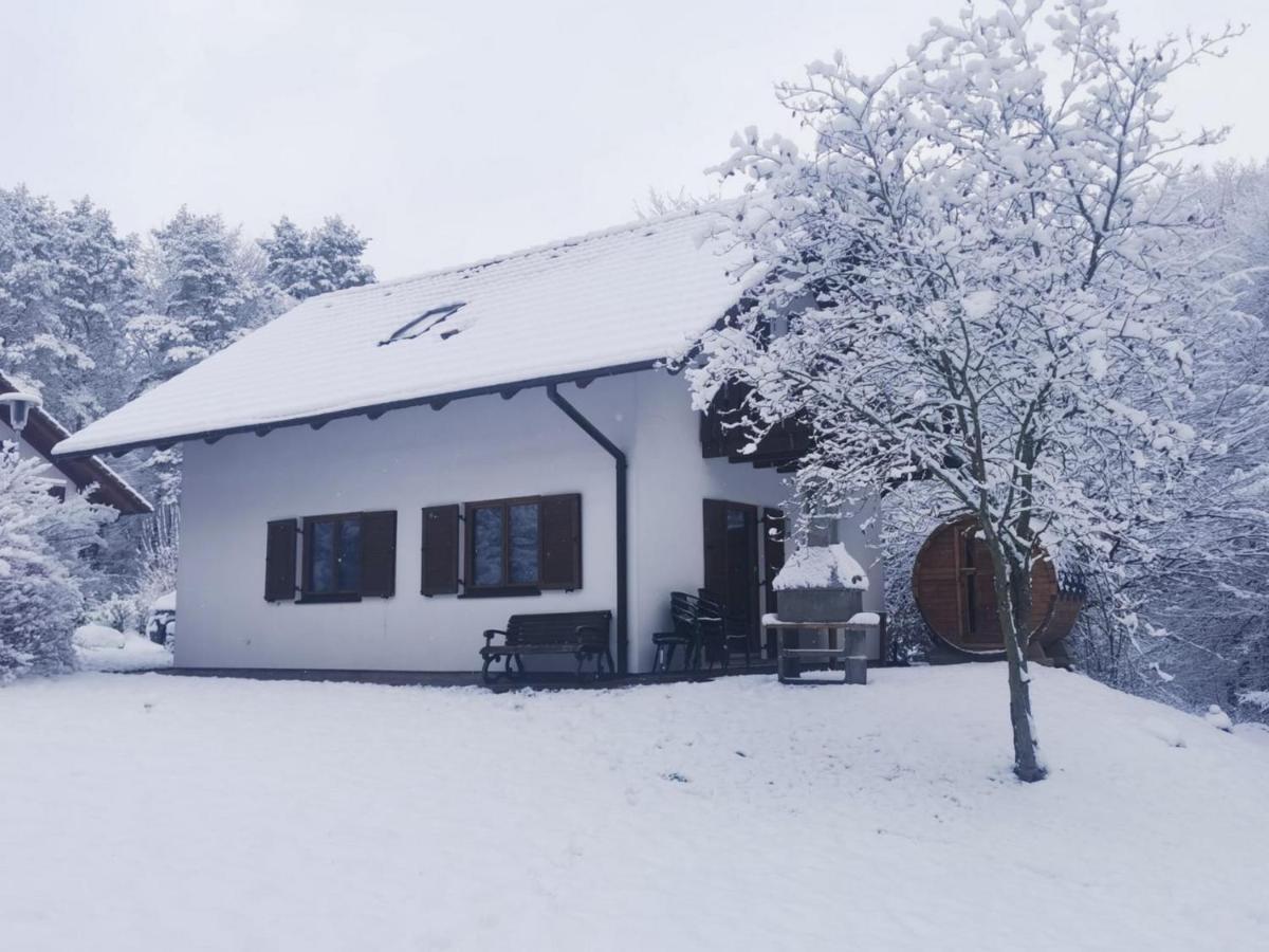 Seepark Kirchheim Ferienhaus Bei Zeta Mit Sauna Zewnętrze zdjęcie