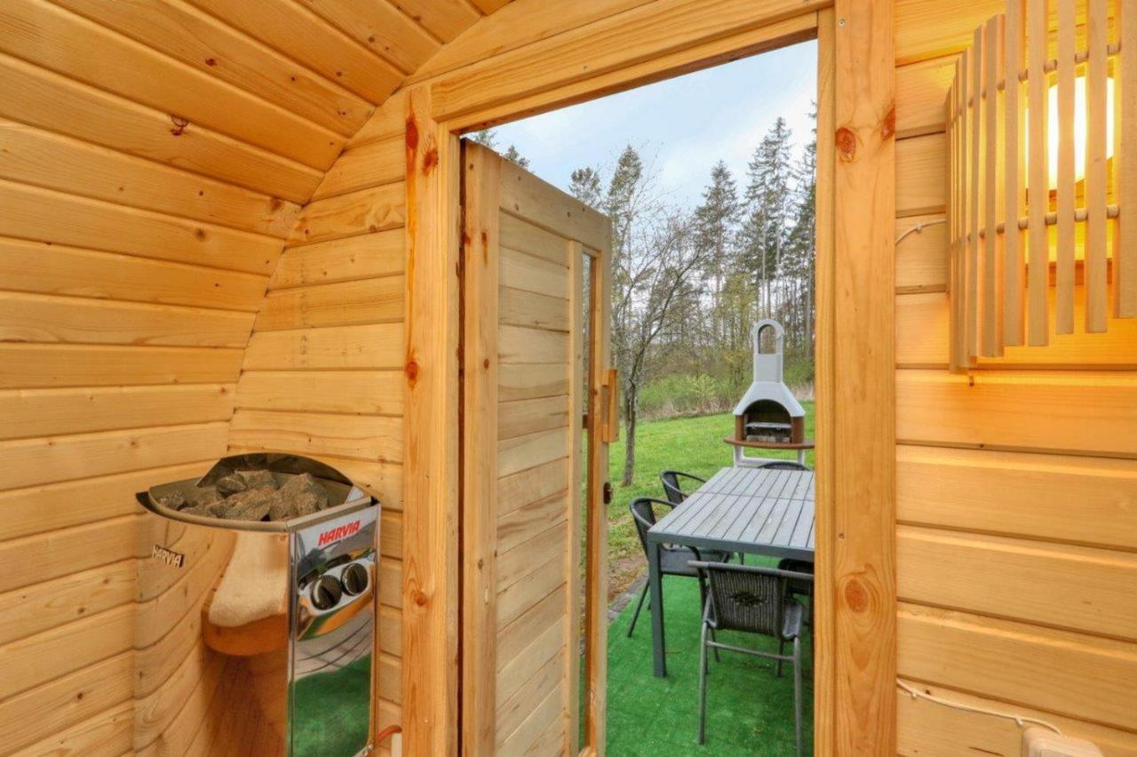 Seepark Kirchheim Ferienhaus Bei Zeta Mit Sauna Zewnętrze zdjęcie